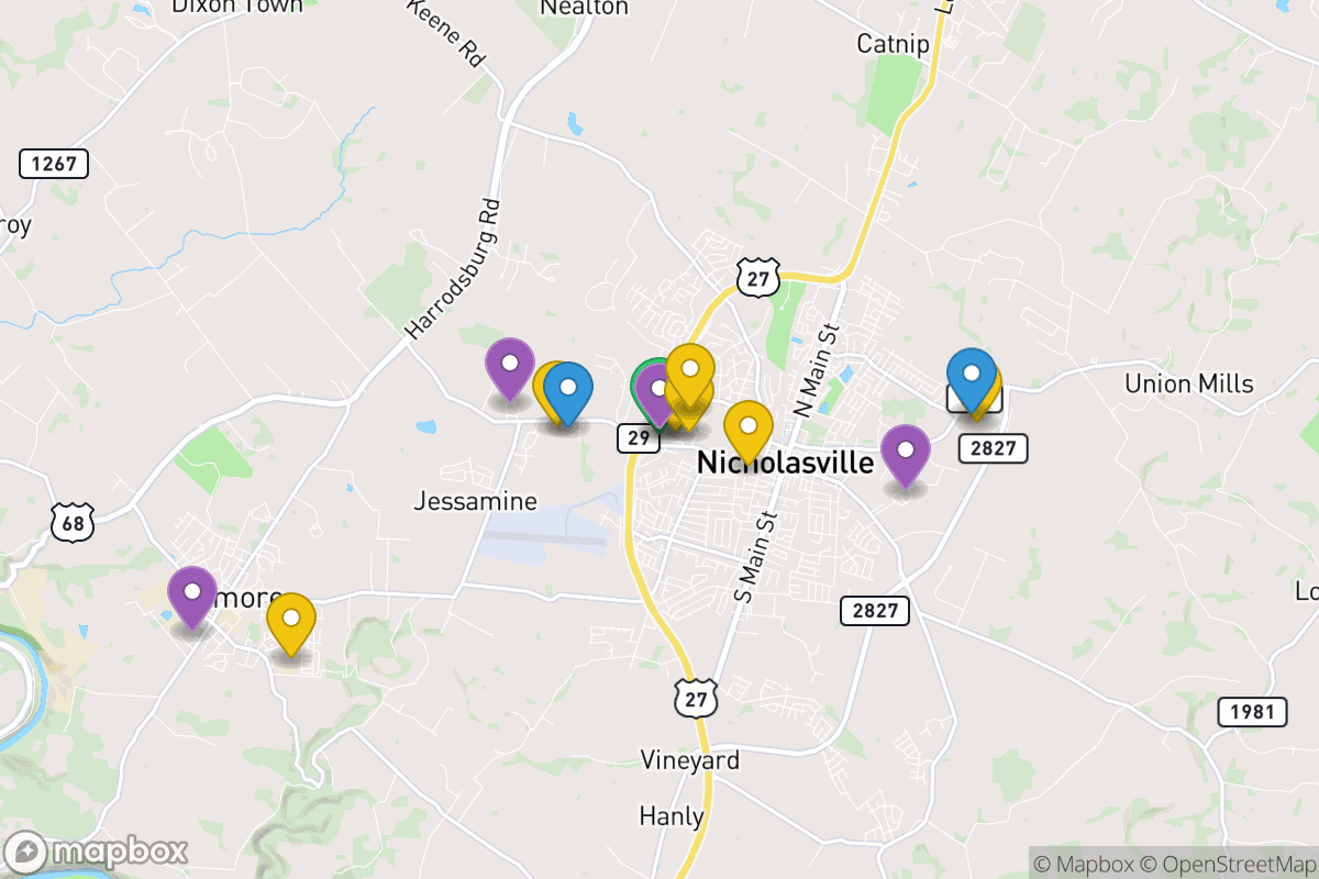 Map of Jessamine County Public Schools