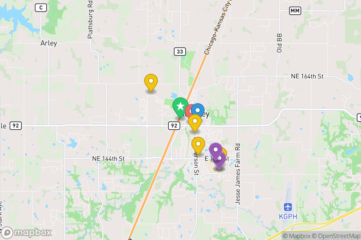 Map of Kearney R-I School District