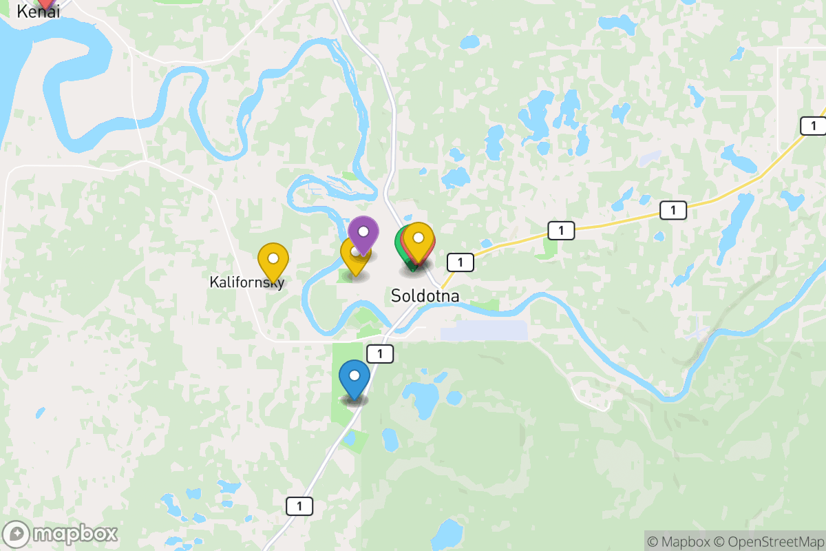 Map of Kenai Peninsula Borough School District