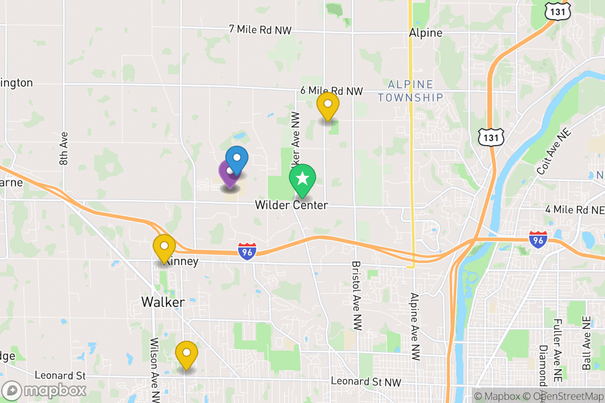 Map of Kenowa Hills Public Schools