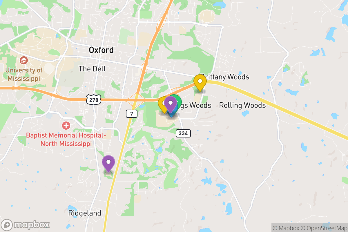 Map of Lafayette County School District