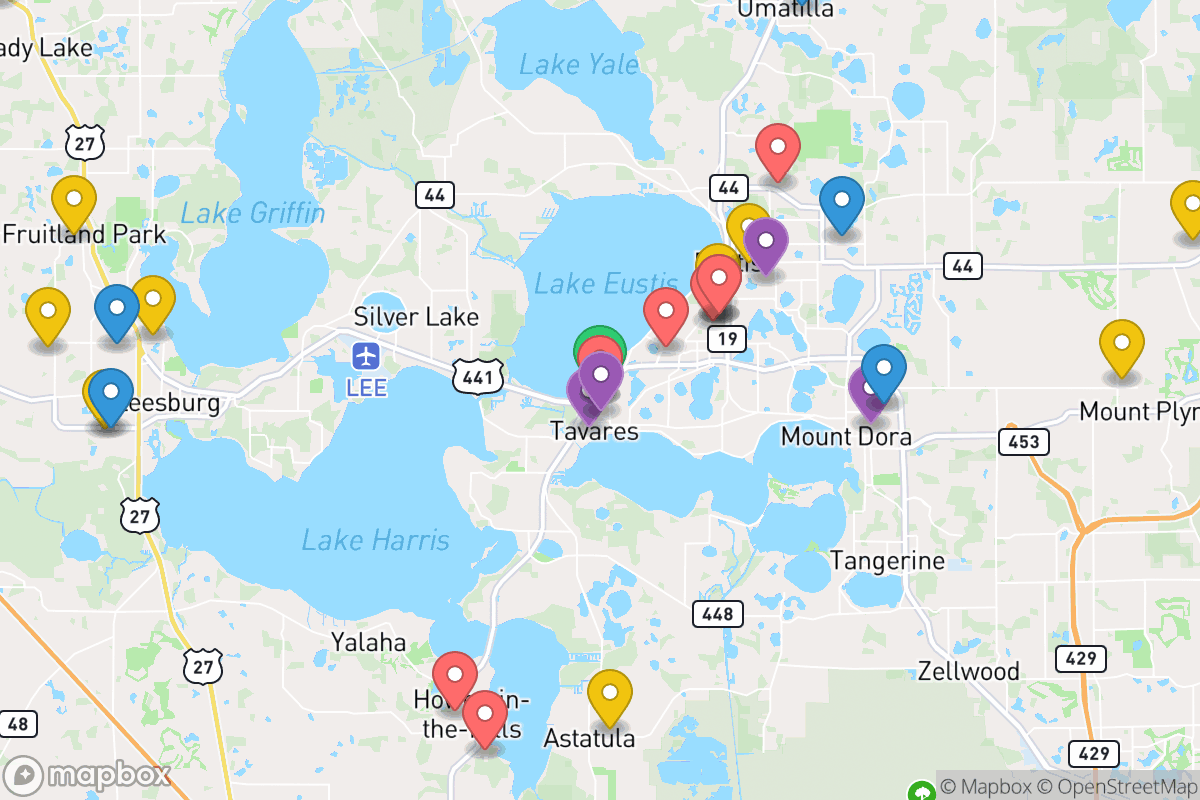 Map of Lake County Schools