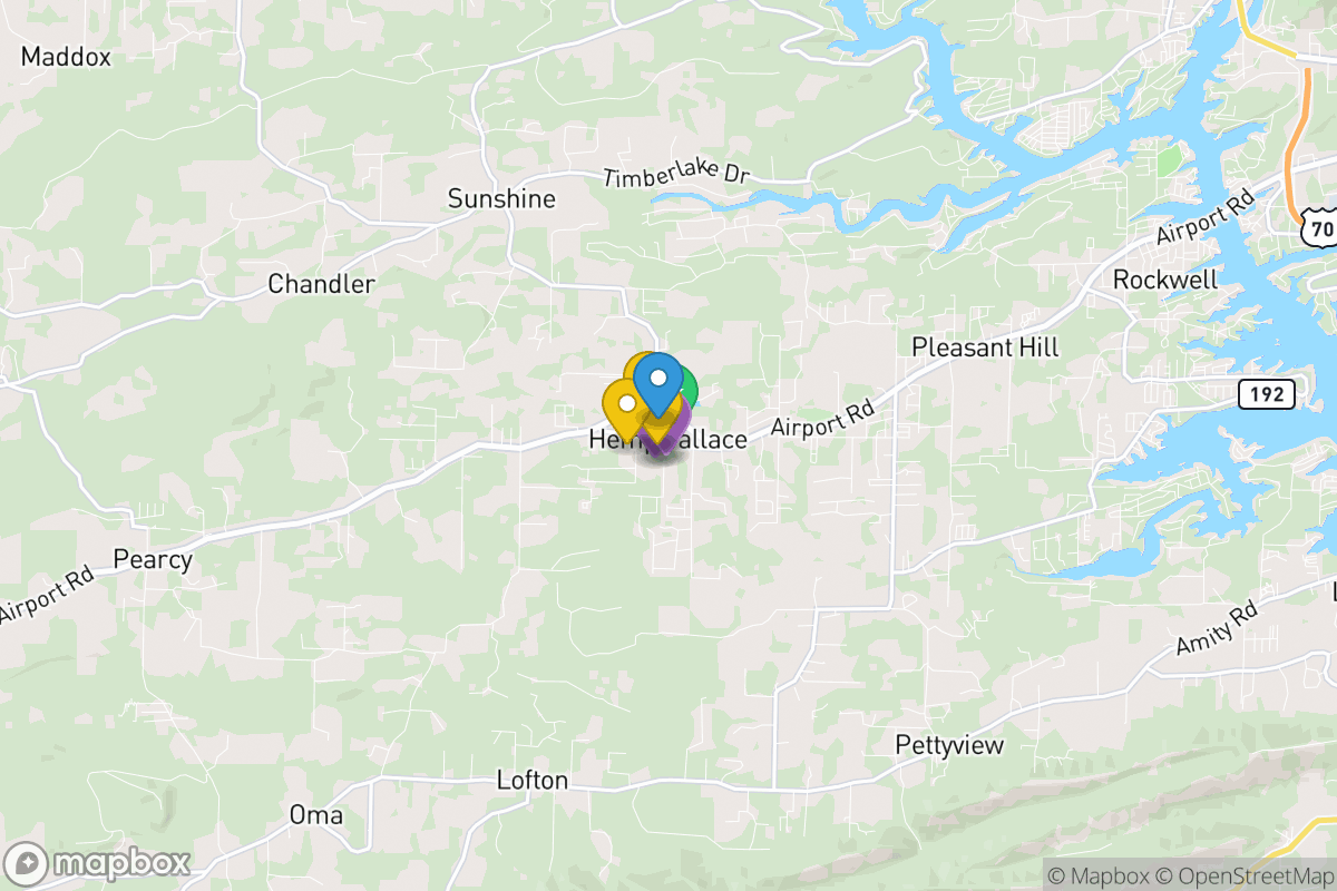 Map of Lake Hamilton School District