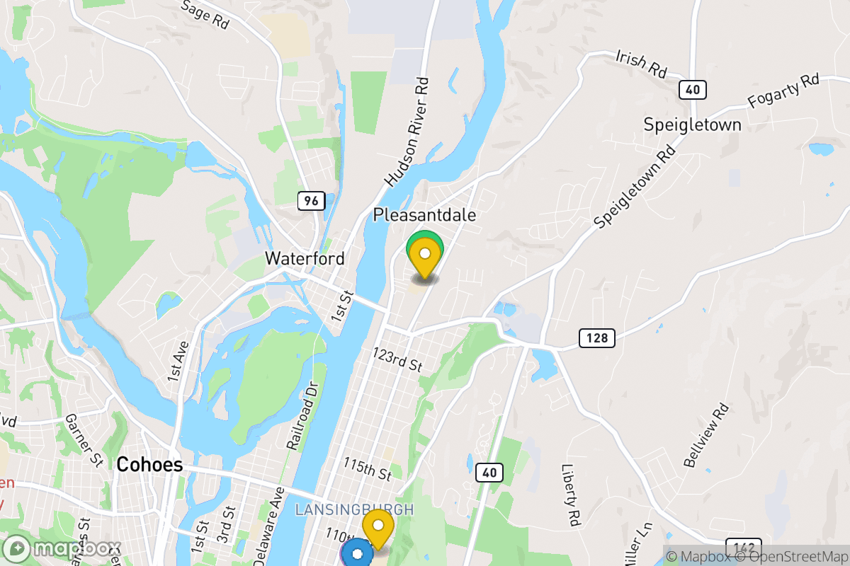 Map of Lansingburgh Central School District