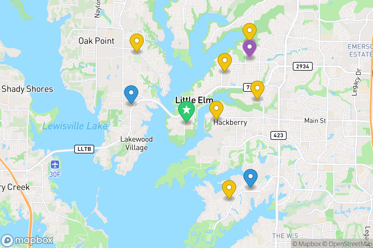 Map of Little Elm ISD