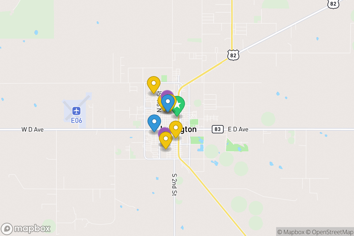 Map of Loving Municipal Schools