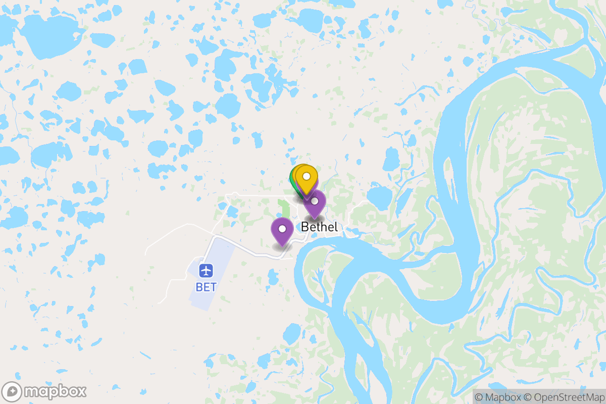 Map of Lower Kuskokwim School District