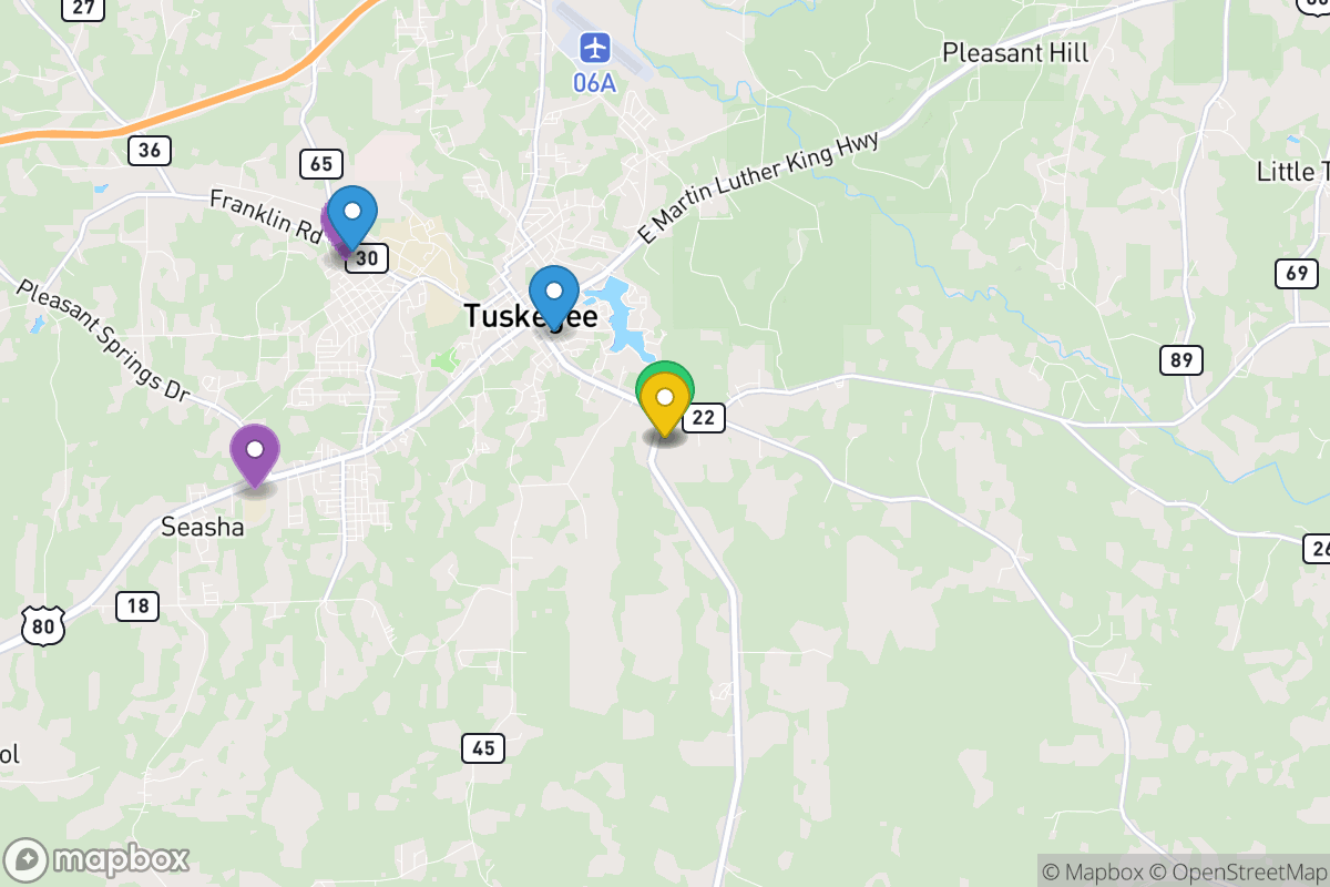 Map of Macon County Schools