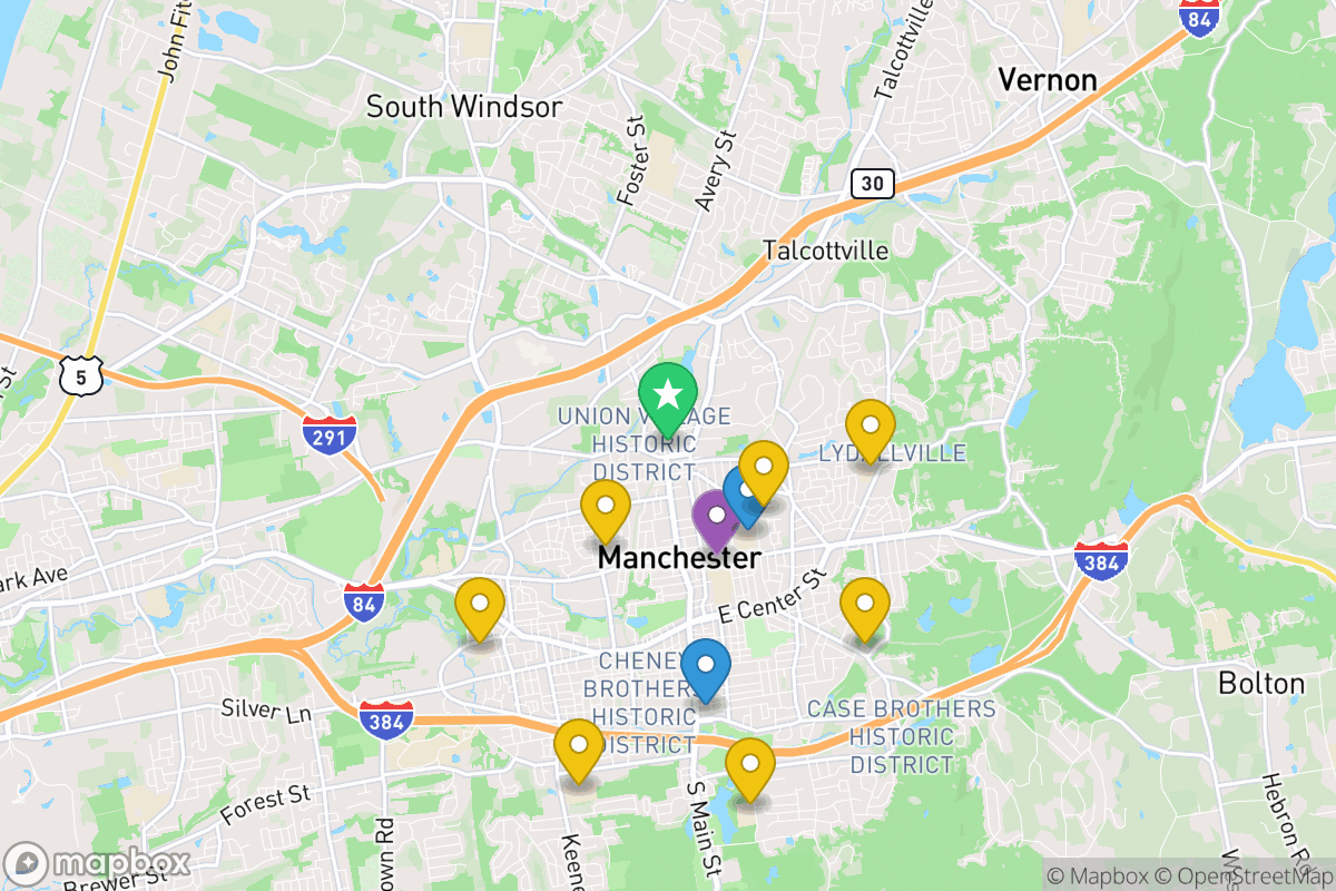 Map of Manchester School District