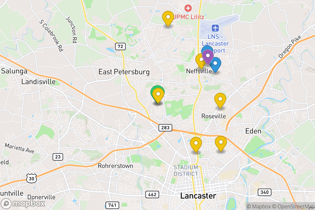 Map of Manheim Township School District