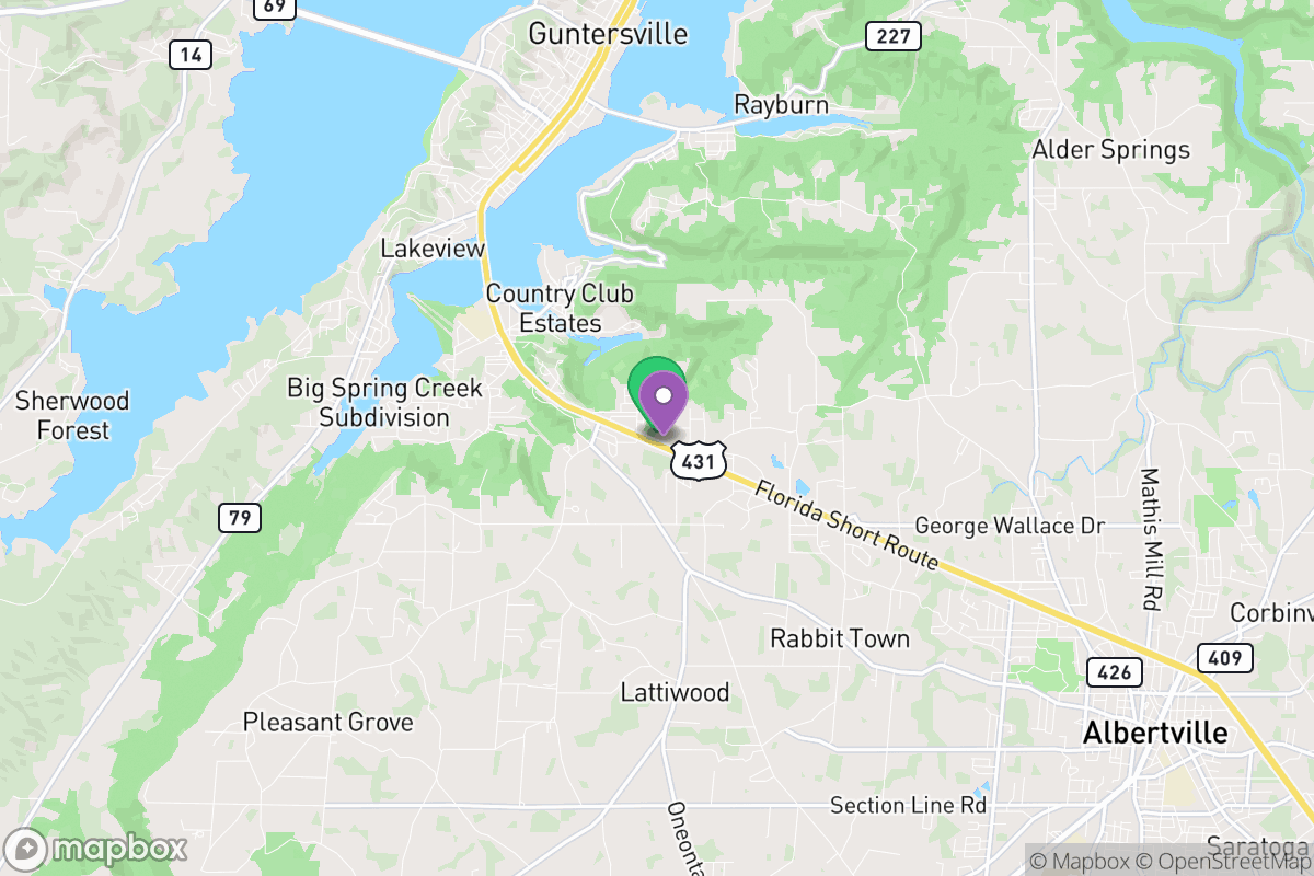 Map of Marshall County Schools