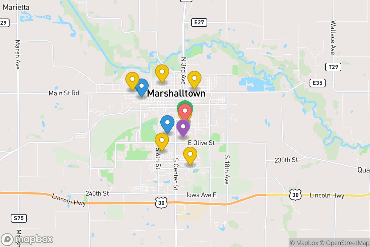 Map of Marshalltown Community School District