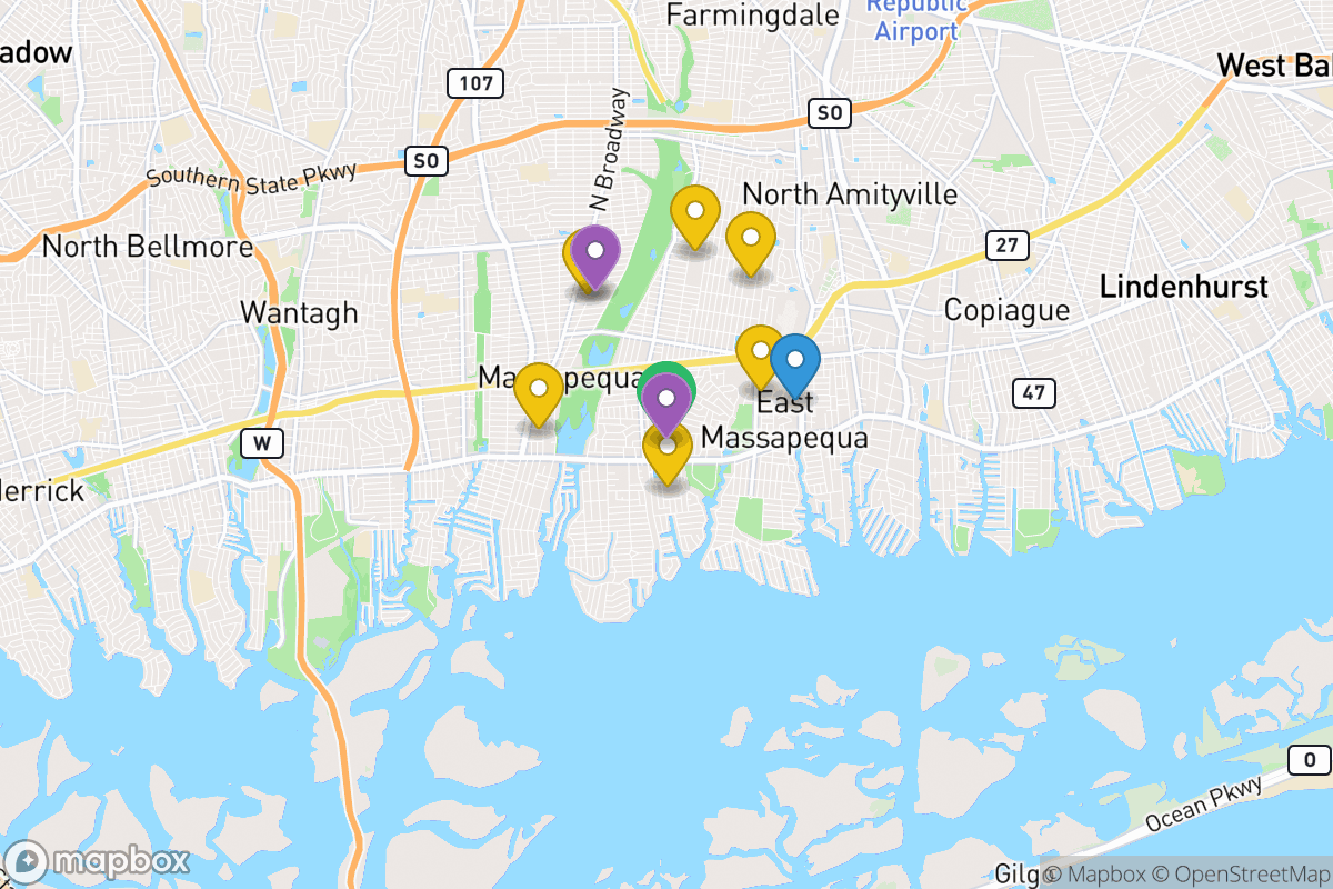 Map of Massapequa Union Free School District