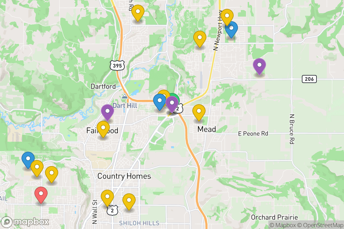 Map of Mead School District