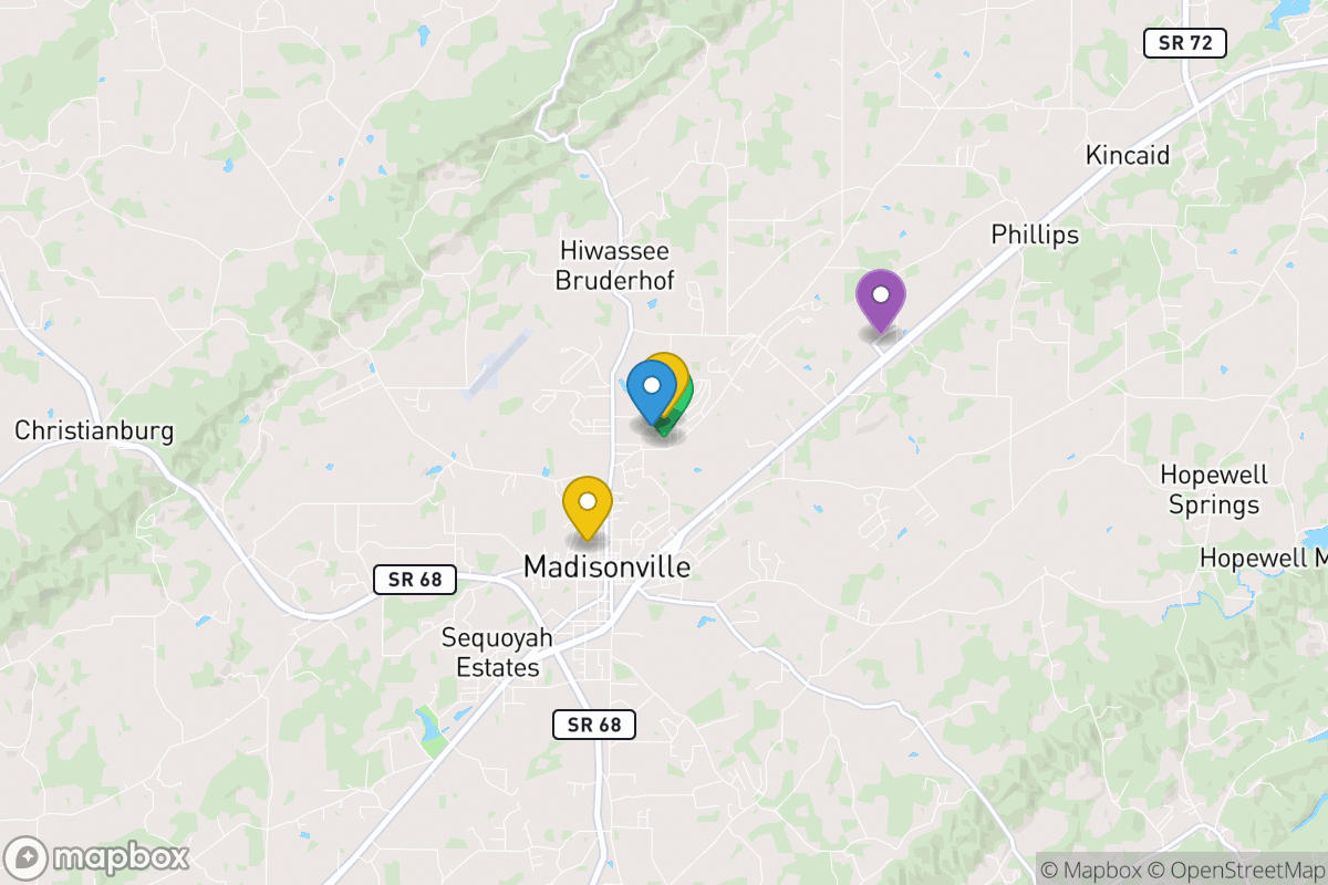 Map of Monroe County