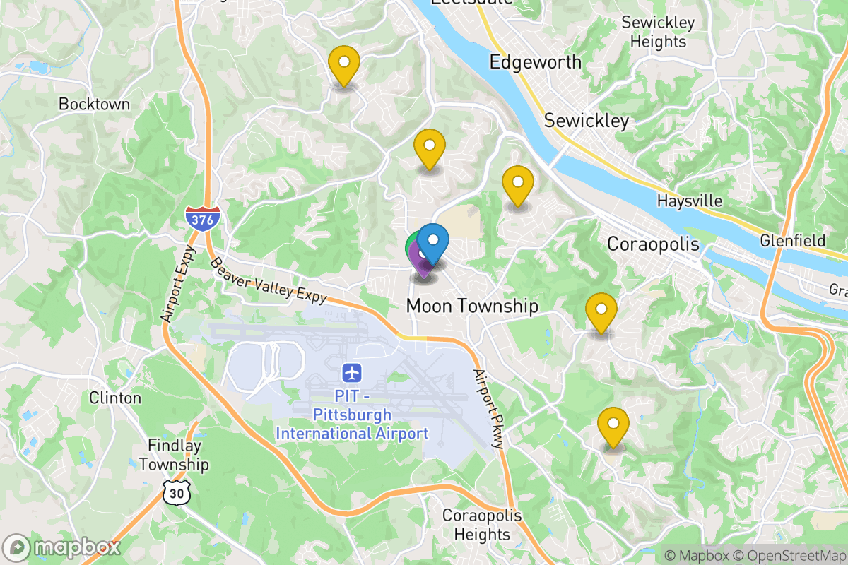 Map of Moon Area School District