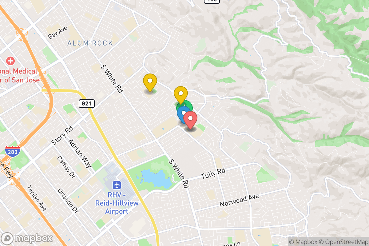 Map of Mount Pleasant Elementary School District