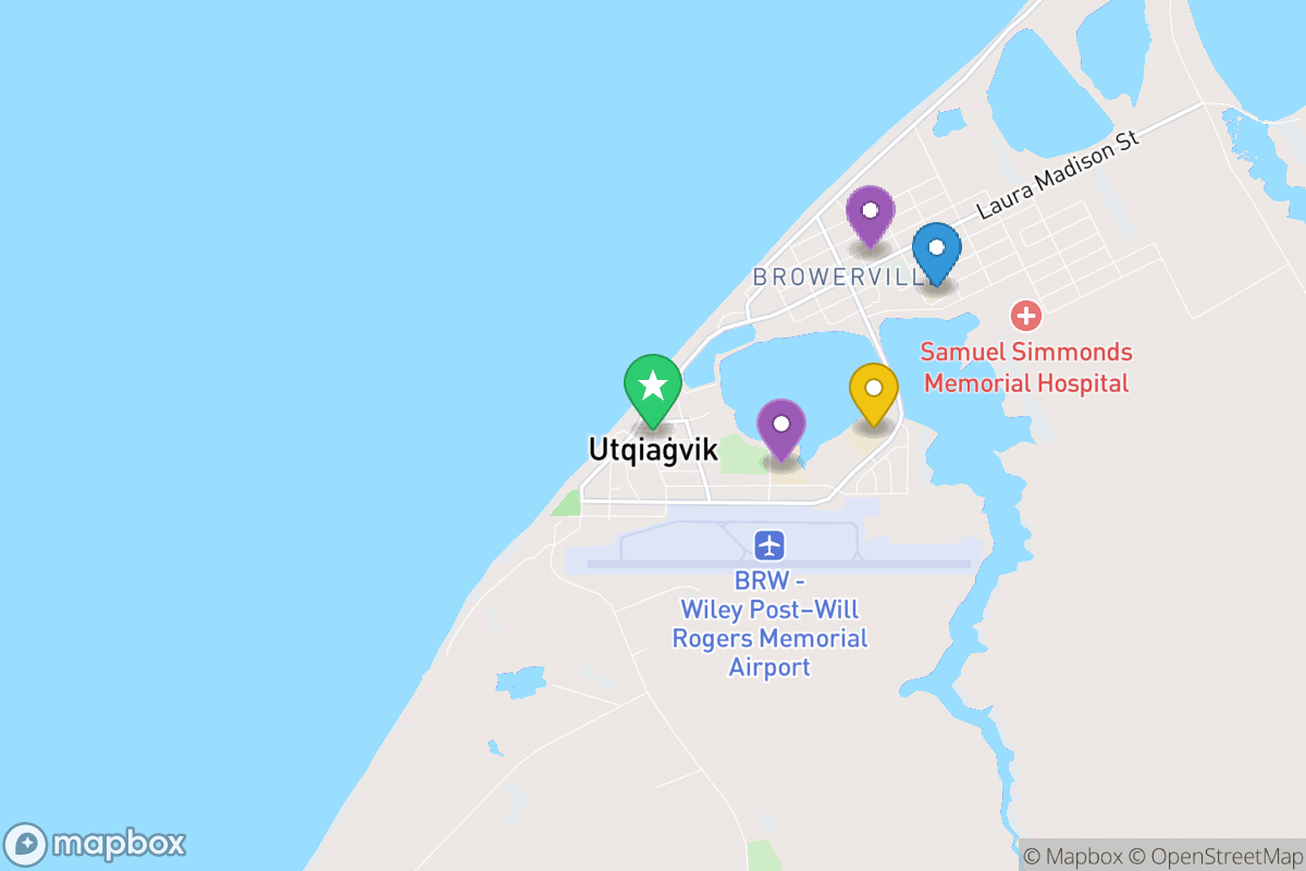 Map of North Slope Borough School District