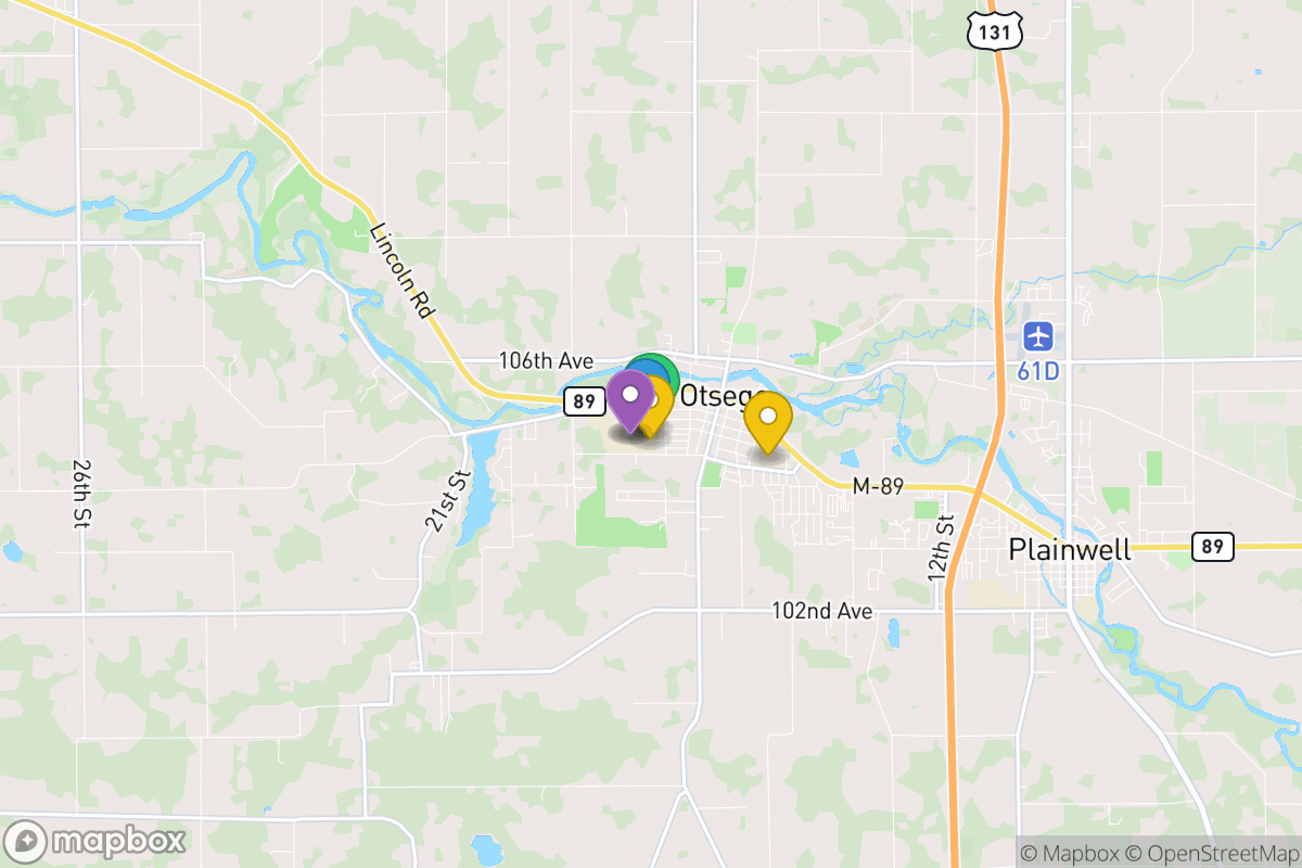 Map of Otsego Public Schools