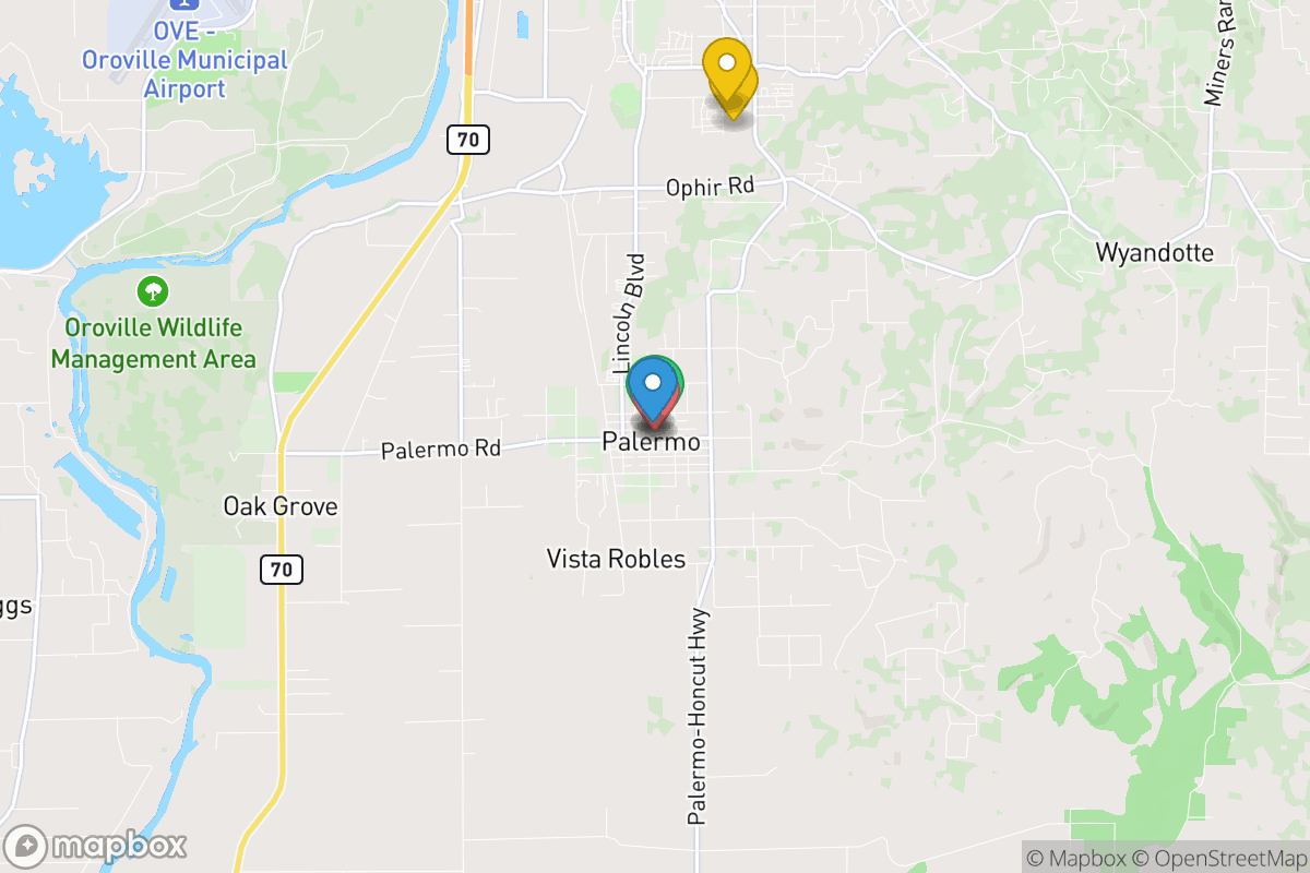 Map of Palermo Union Elementary School District