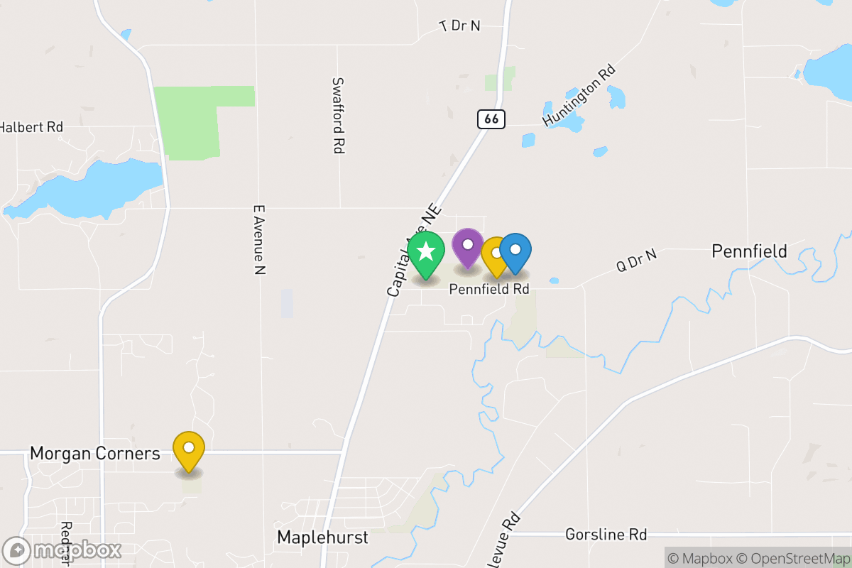 Map of Pennfield Schools