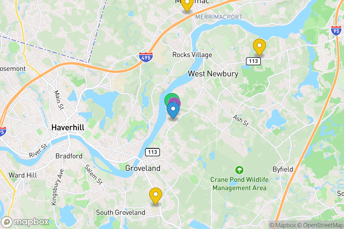 Map of Pentucket Public Schools