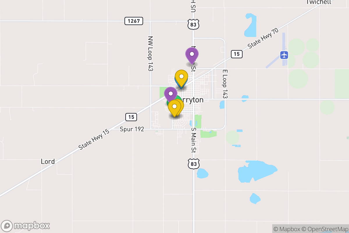 Map of Perryton Independent School District