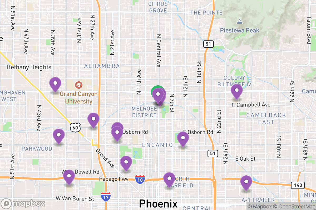 Map of Phoenix Union High School District (4286)