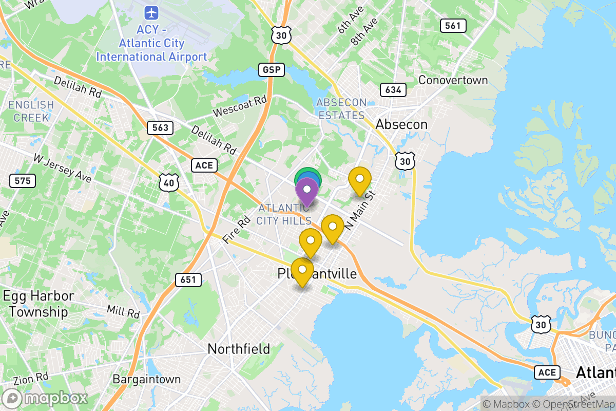 Map of Pleasantville Public School District