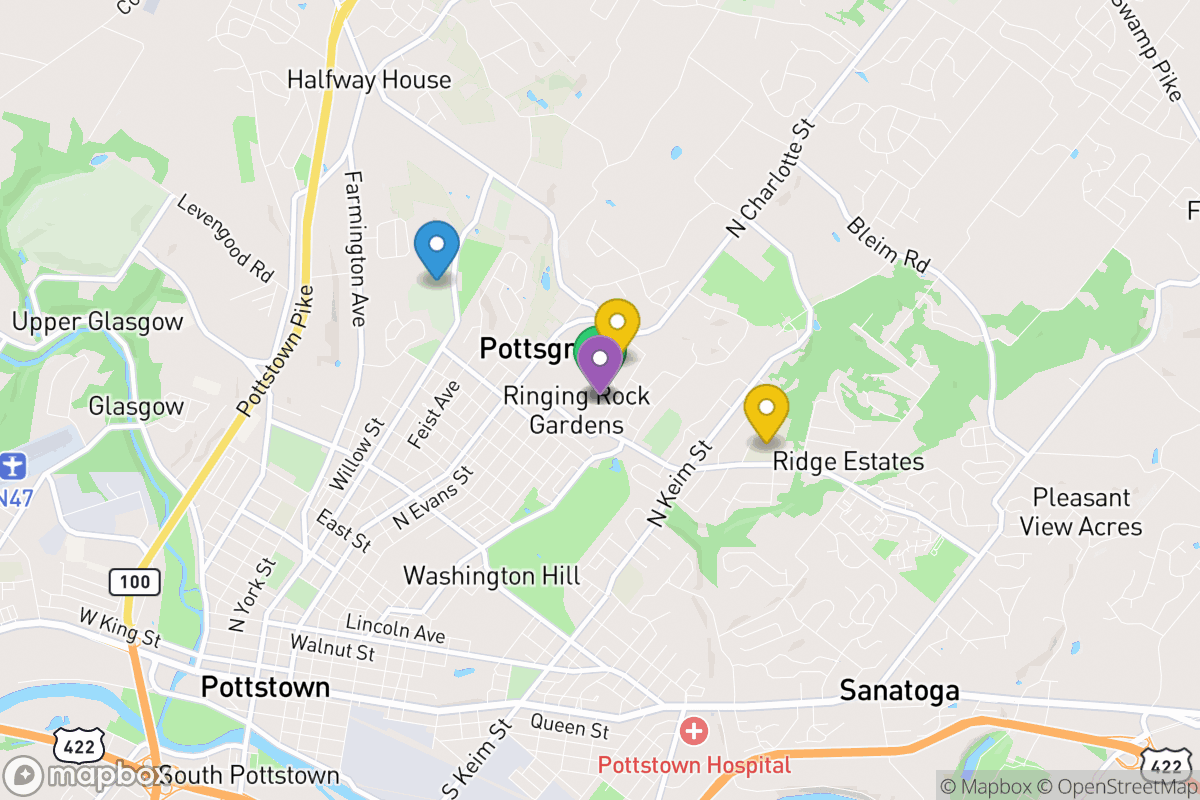 Map of Pottsgrove School District