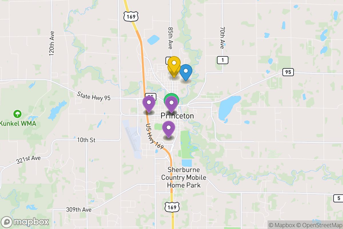 Map of Princeton Public School District