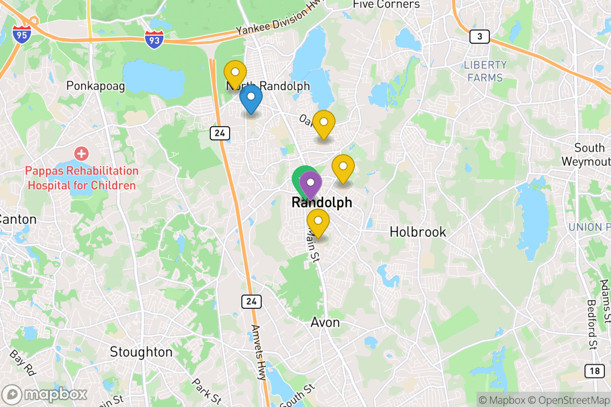 Map of Randolph Public Schools