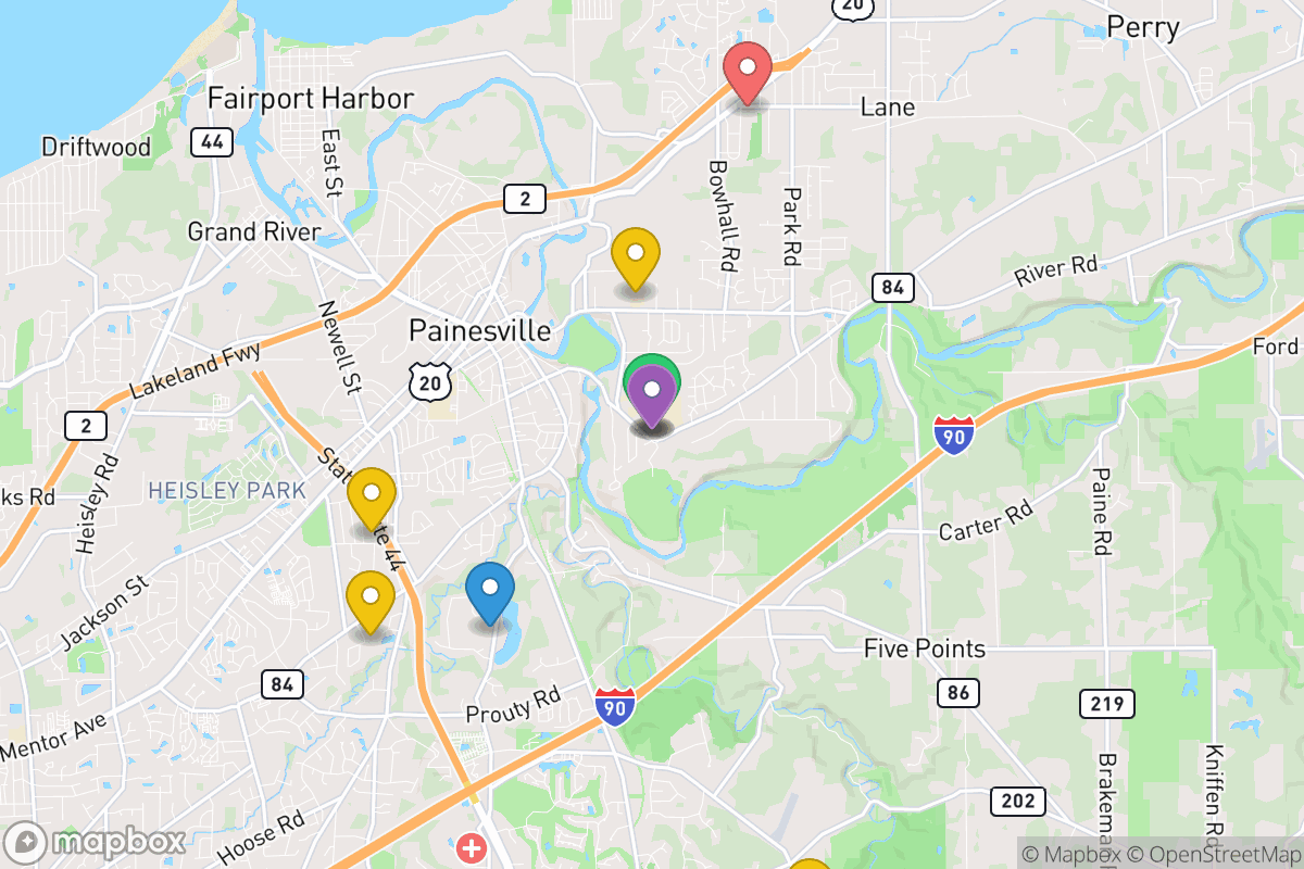 Map of Riverside Local School District Degraff