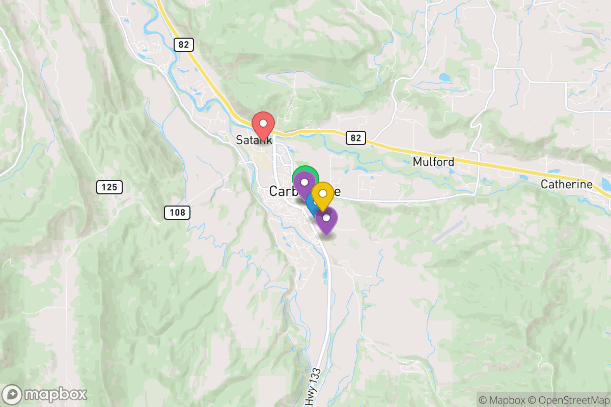 Map of Roaring Fork School District No. Re-1