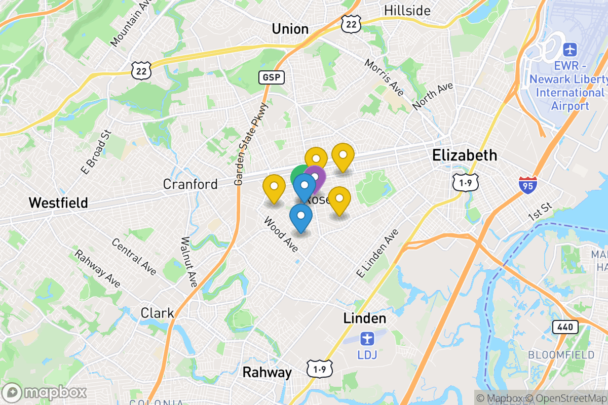 Map of Roselle Public School District