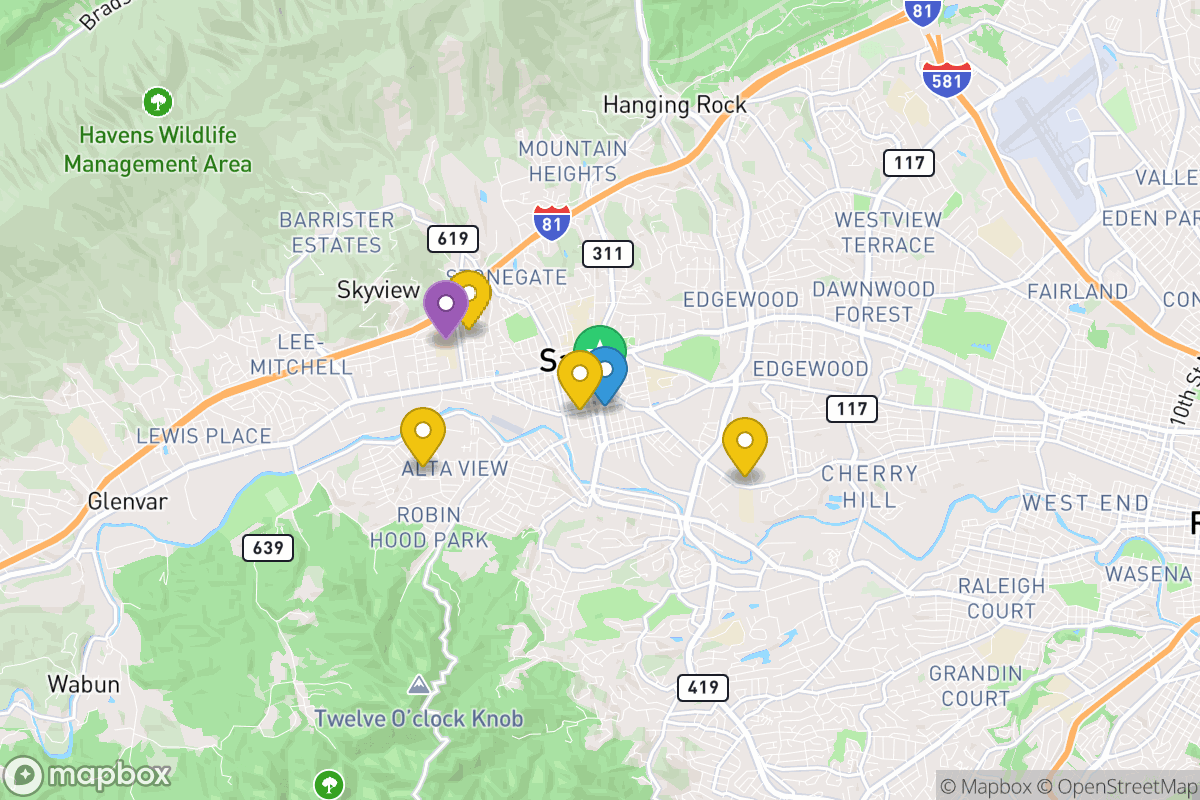 Map of Salem City Public Schools