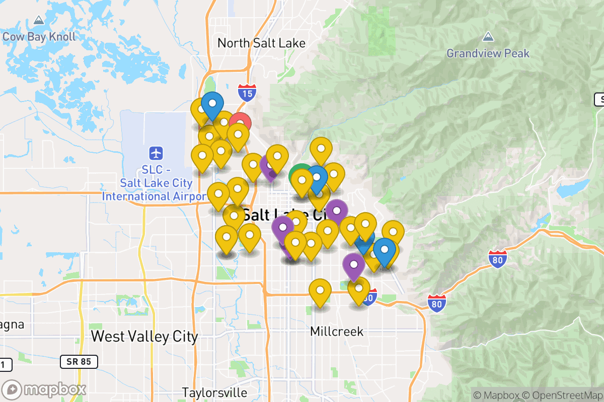 Map of Salt Lake District