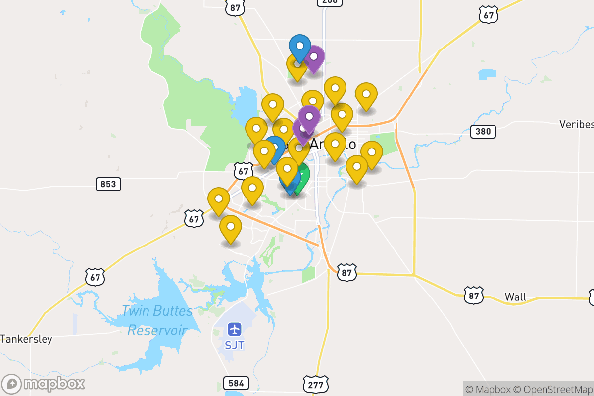 Map of San Angelo ISD