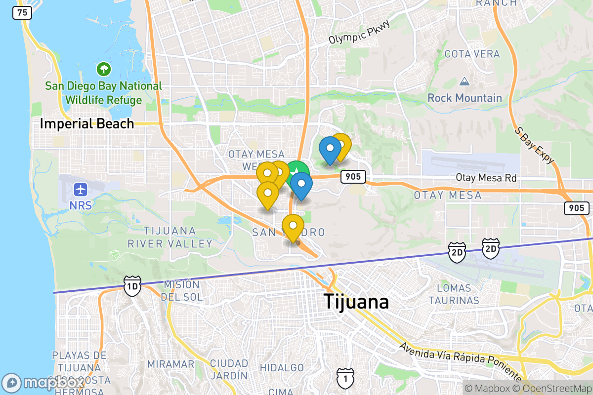 Map of San Ysidro Elementary School District