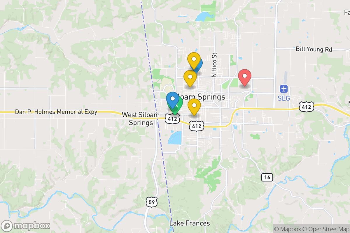 Map of Siloam Springs School District