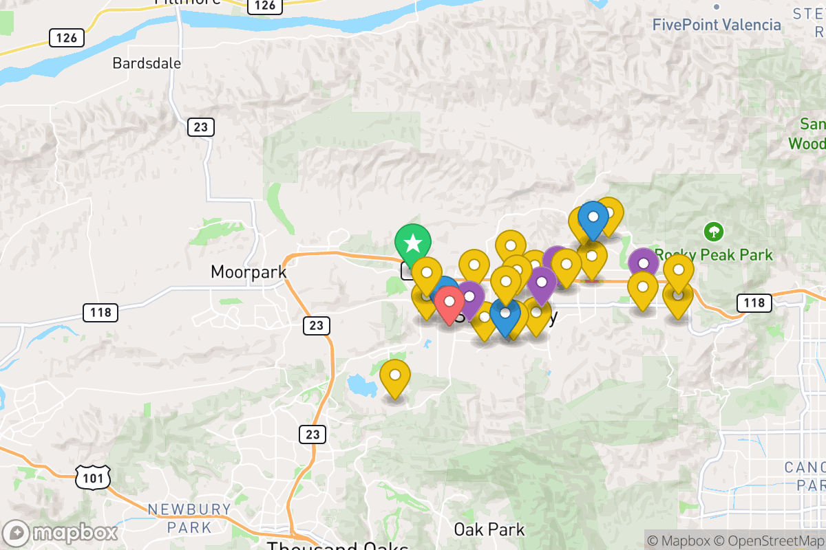 Map of Simi Valley Unified
