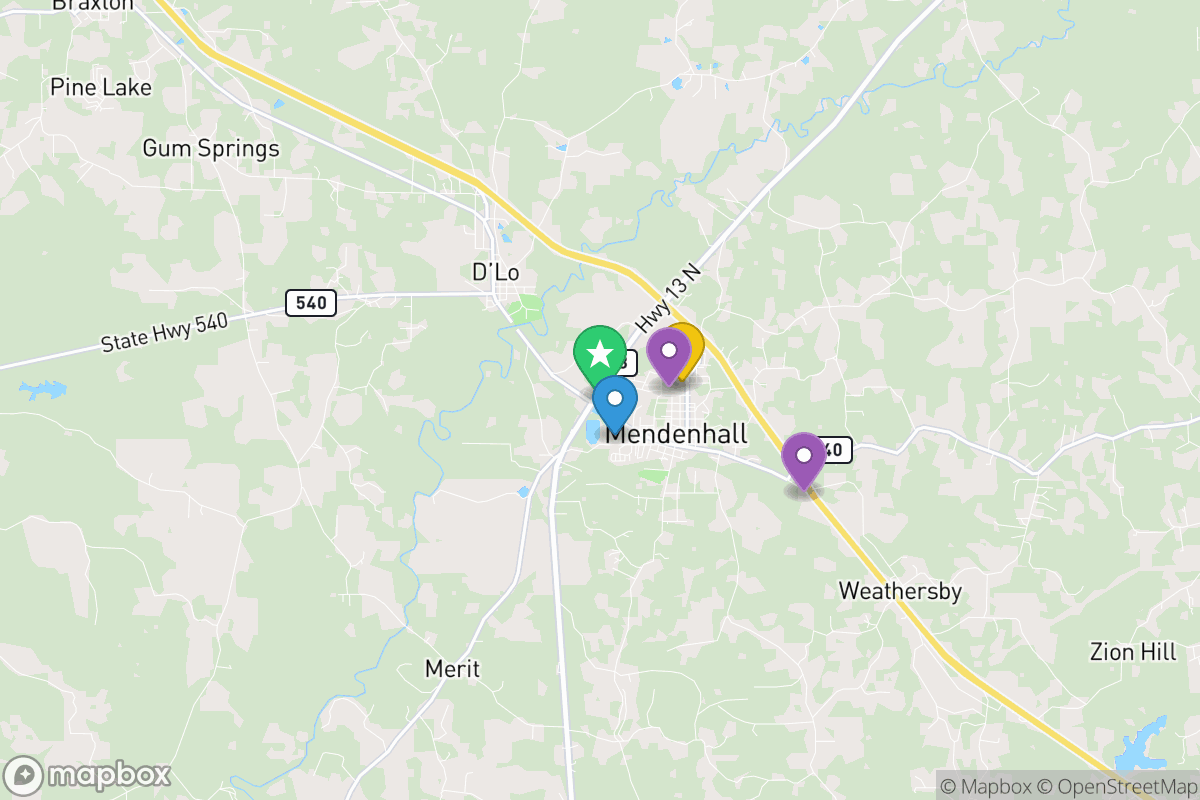 Map of Simpson County School District