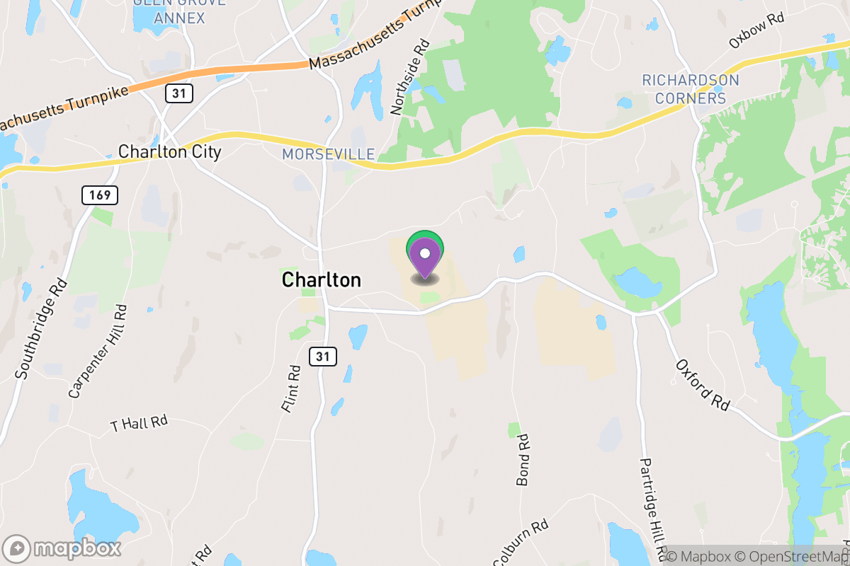 Map of Southern Worcester County Regional Vocational District