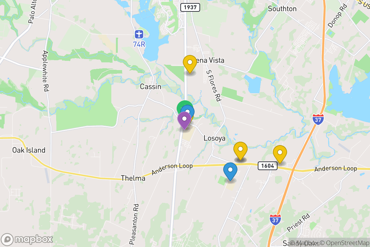 Map of Southside Independent School District