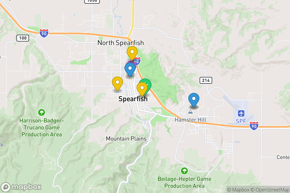 Map of Spearfish School District 40-2