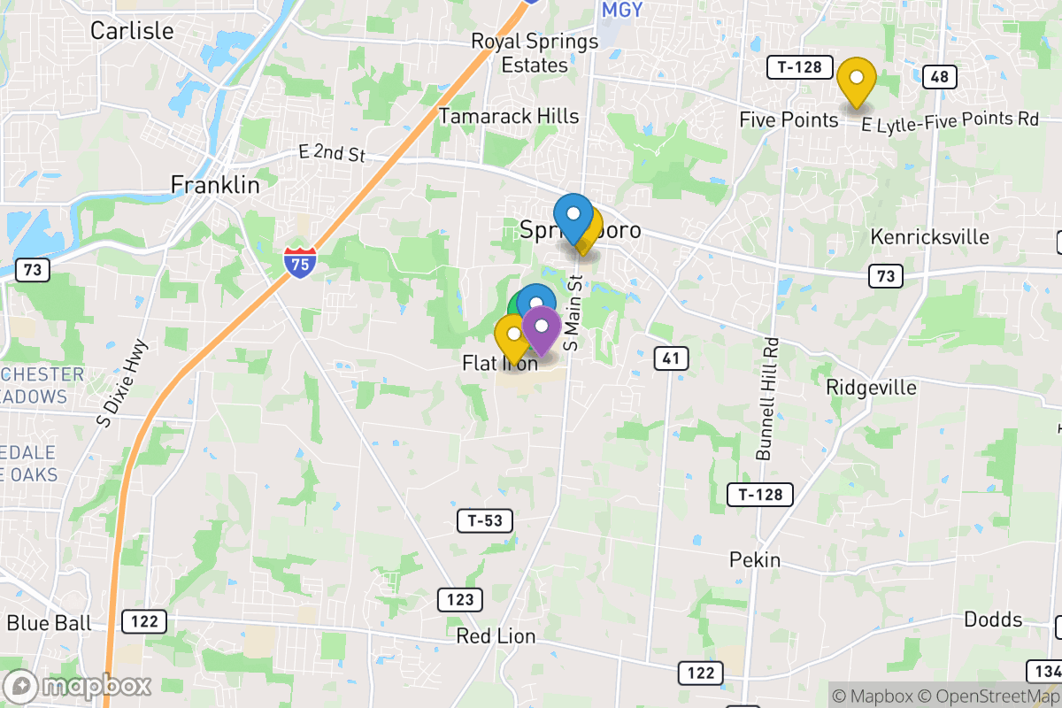 Map of Springboro Community City School District