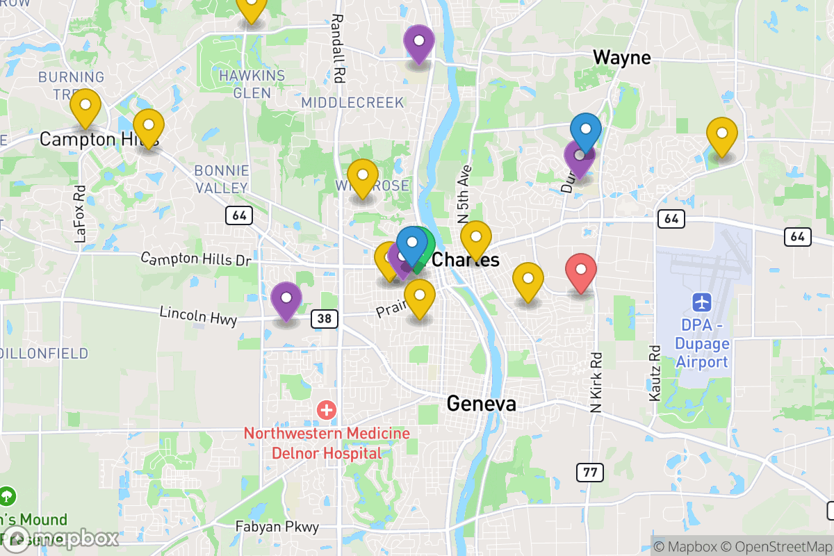 Map of St Charles CUSD 303