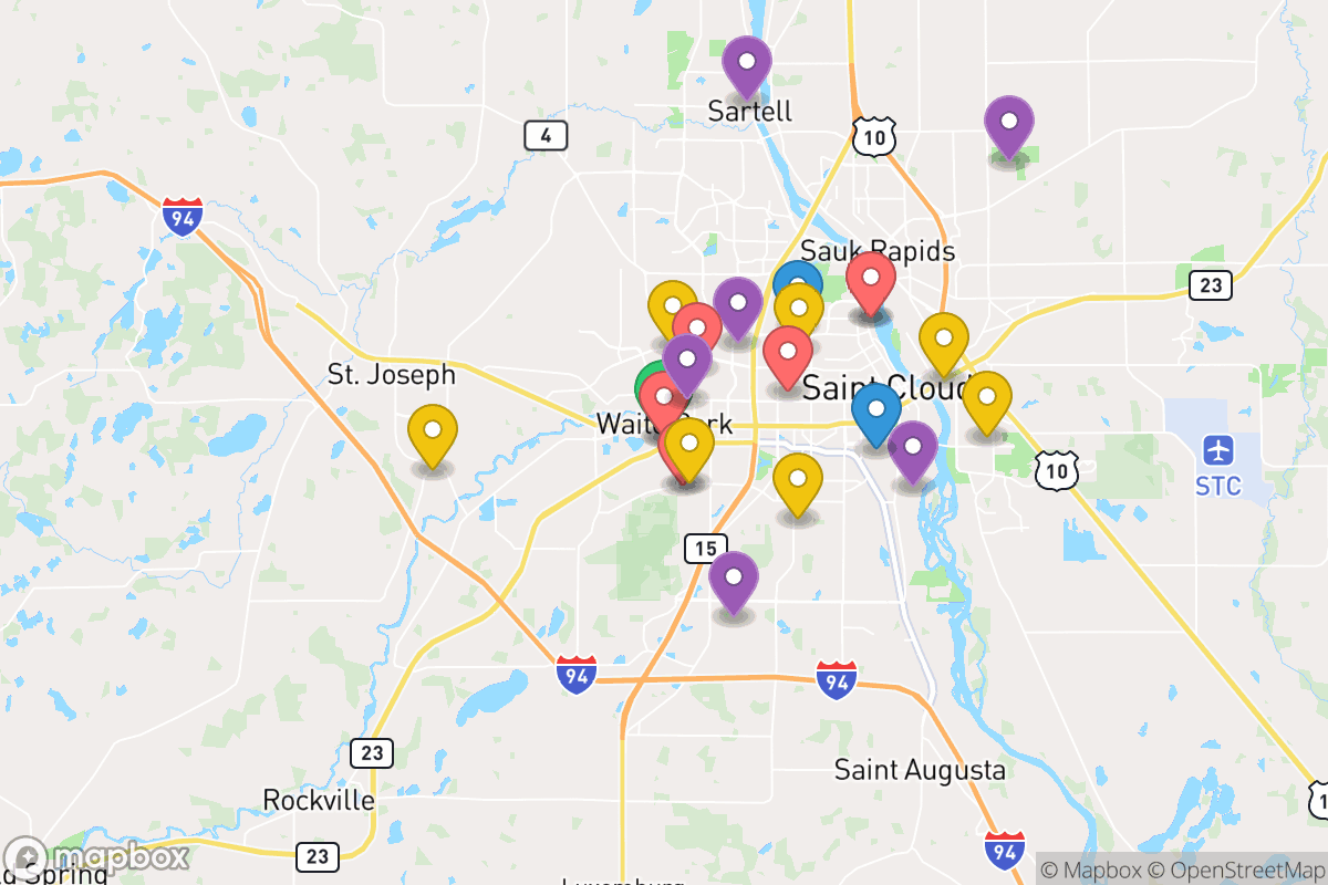 Map of St. Cloud Public School District