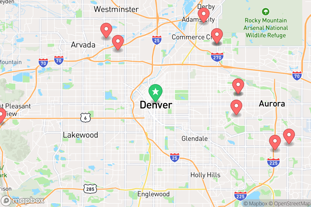 Map of State Charter School Institute