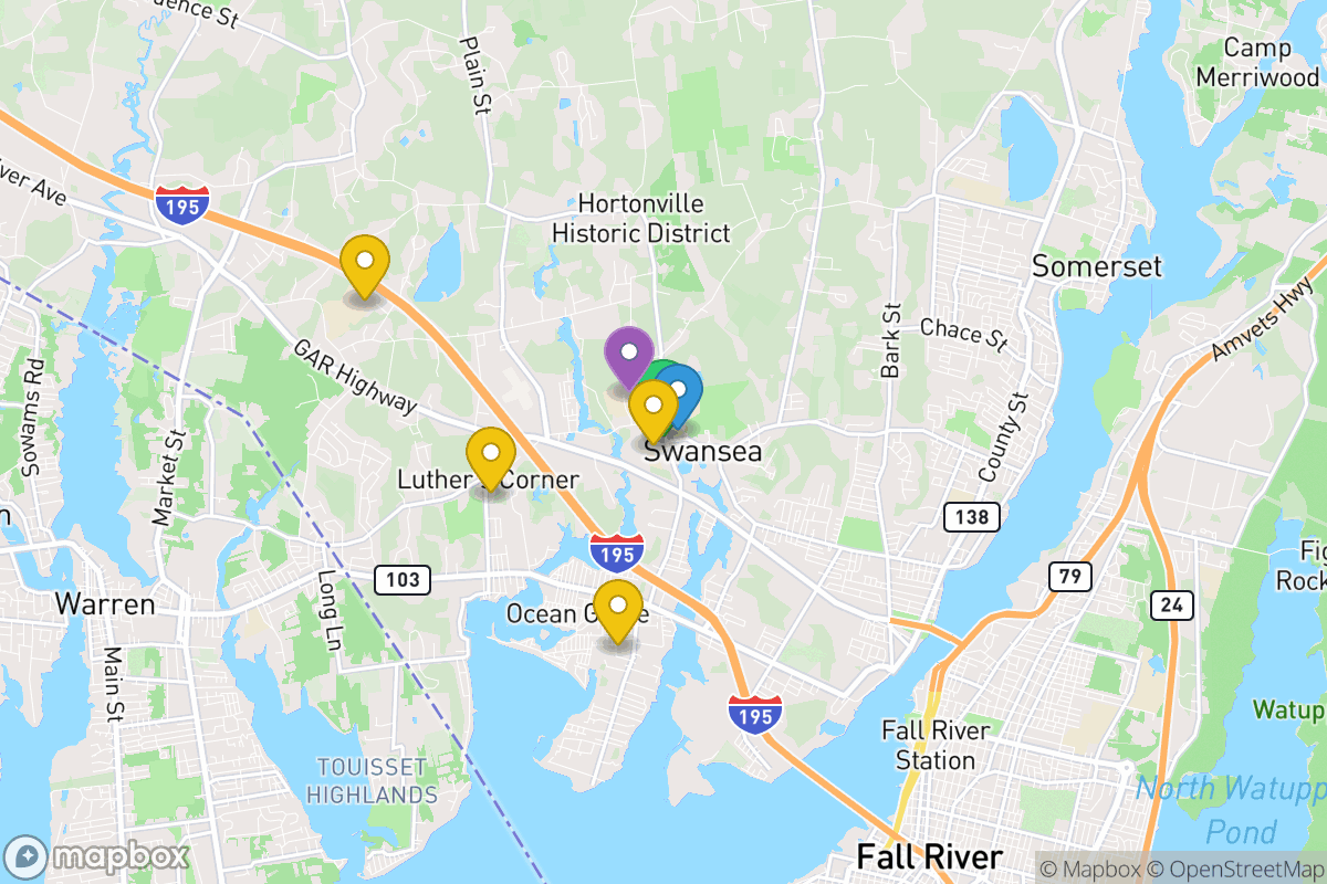 Map of Swansea Public Schools